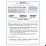 Senior Finance Executive Resume example document template 