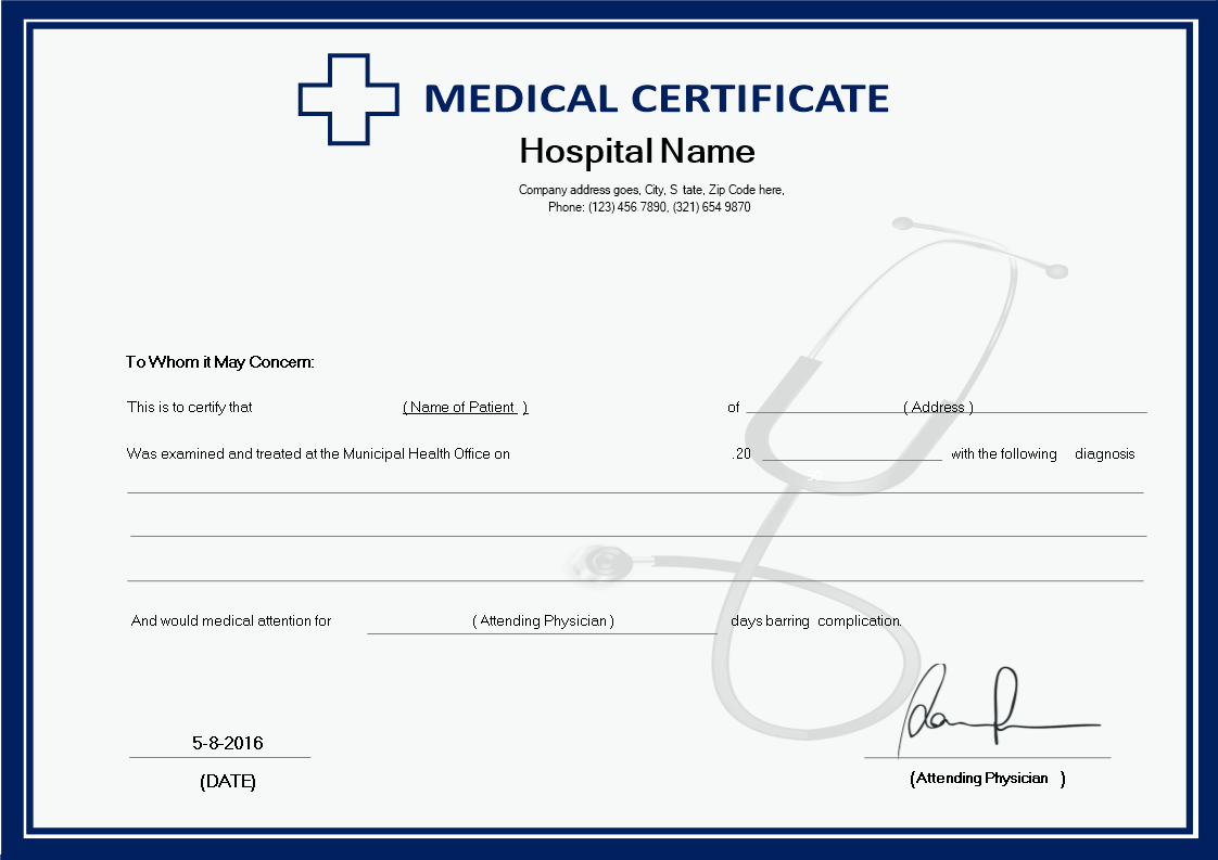 Get Your Medical Certificate Easily - Fast and Reliable Service