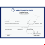 Get Your Medical Certificate Easily - Fast and Reliable Service example document template 