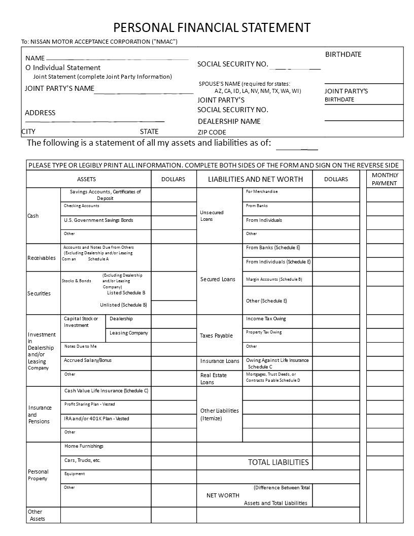 free-personal-financial-statement-template-manage-your-income-and