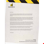 Construction Company Letterhead Template Word example document template