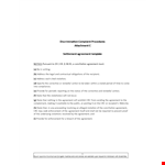 Complainant and Respondent Settlement Agreement - Insert Your Details example document template