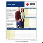 Discover Your Child's Blood Type with Our Parent's Blood Types Chart example document template