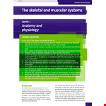 Skeletal Muscle Chart example document template