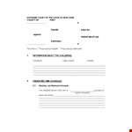 Create a Comprehensive Parenting Plan Template - Best for Your Child example document template