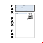 Printable Fax Cover Sheet Examples - Free PDF Templates example document template 