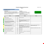 Weekly It Report Template example document template