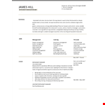 Sample Restaurant Manager Resume | Effective Management of Staff at Restaurant | Dayjob example document template