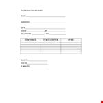 Silent Auction Bid Sheet Template - Free Download example document template