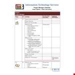 It Project Manager Checklist Template Download example document template
