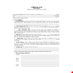 Commercial Building Lease Agreement Template example document template