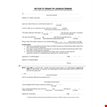 Renew Your Lease Agreement with - Get Your Free Lease Renewal Letter Template example document template