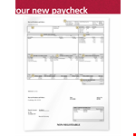 Paycheck Explanation example document template