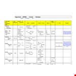 Contact Database Template example document template