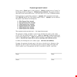 Payment Agreement Template: Simplify Your Payments with Easy-to-Follow Guidelines example document template