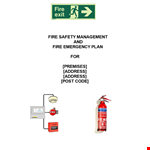 Fire Safety Management Plan - Ensure Safety, Emergency Preparedness, and Building Security example document template 