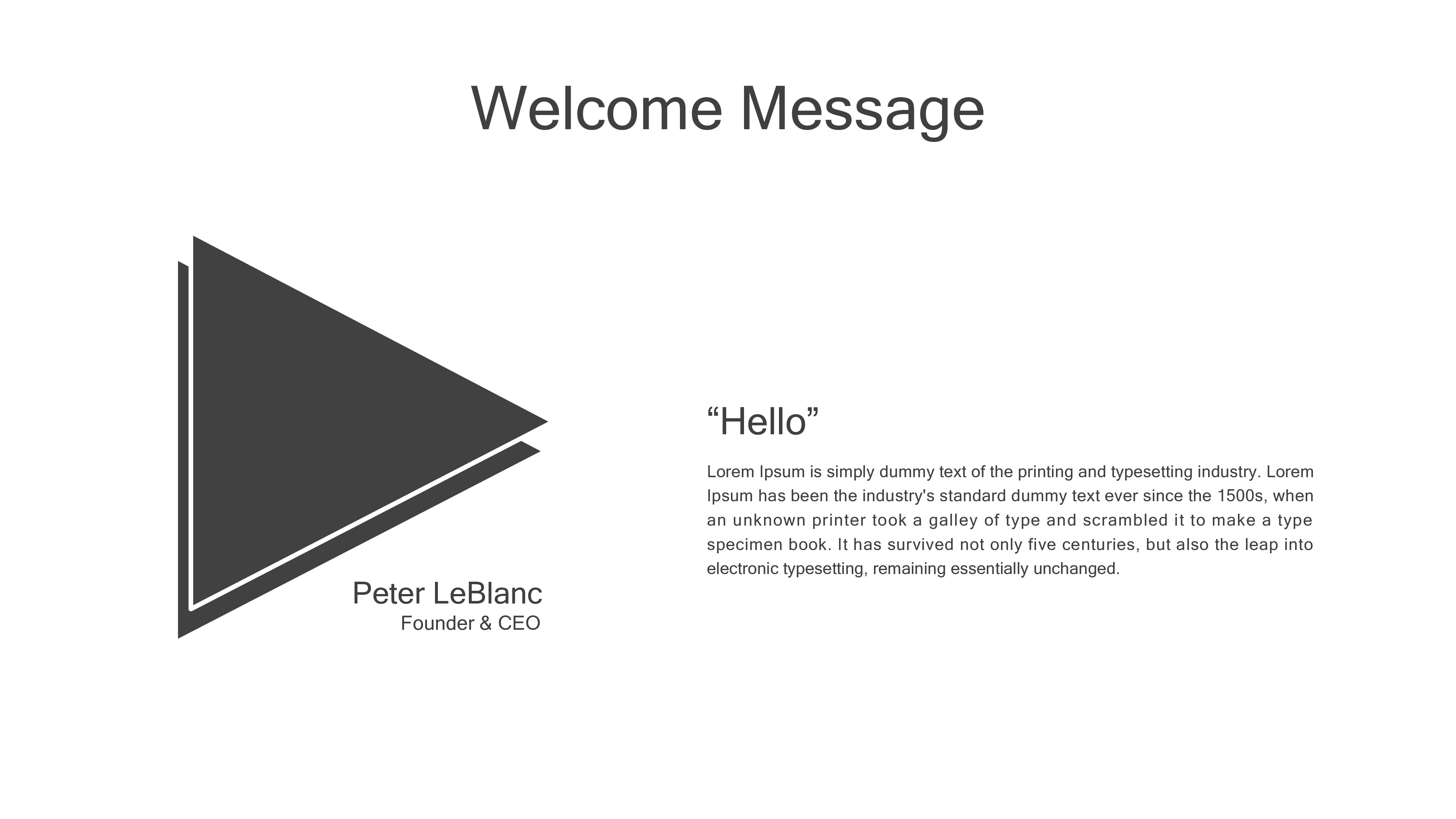 minimalist powerpoint template example