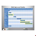 High Level Timeline Template for Effective Project Management example document template 