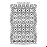 Geometric Coloring Page for Kids | Free Printable Lines Coloring Sheet example document template