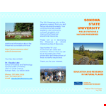 Create Eye-Catching Pamphlets for Schools & Universities | Preserves & Sonoma example document template