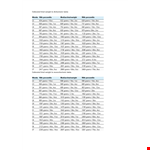 Twin Fetal Weight Chart example document template