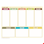 Chore Chart Template - Keep Your Family Organized and Productive example document template