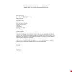 Sample Thank You Letter For An Informational Interview example document template 