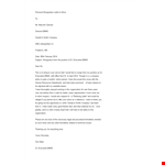 Resignation Letter to Boss, Company | Personal Resignation Letter for Smith & Gerald example document template