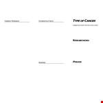 Get Current Cancer Research with Our Interesting Pamphlet Template example document template