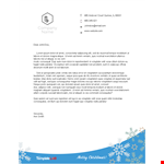 Letterhead Christmas Templatelab.com example document template