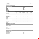 Effective Performance Review Examples for Employee & Manager | Best Review Comments example document template