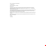 Email Job Resignation Letter example document template