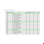 Construction Schedule Template - Plan, Install, and Complete Rough and Drywall Projects example document template