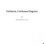 Easy-to-Use Fishbone Diagram Template | Free Download example document template