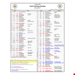 Yearly Planning Template example document template