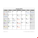 Editable Calendar Template example document template