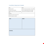 Organize Your Notes: Cornell Notes Template for Effective Learning example document template