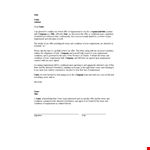 Employment Contract Offer Letter Template example document template 