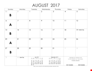 Printable Blank Calendar Template PDF Free Download Calendars 