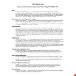 Hospital Performance Improvement Plan Template example document template 