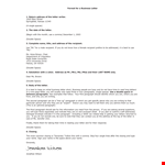 Format for a Business Letter, Proper Letter Format, Business Letter Layout, Addressing a Letter example document template