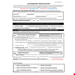 Free Police Report Template | Easily Document Incidents, Victims, Homicides, and Offenders example document template