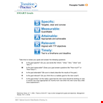 Nursing Smart Goals Example example document template