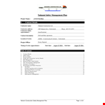 Contractor Safety Management Plan example document template