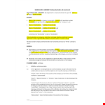 Company Shareholder Agreement - Define Rights and Obligations of Shareholders example document template