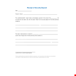 Rent with Confidence: Lease Security Deposit Guidelines for Landlords and Tenants example document template 