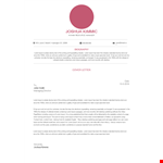 Hr Resume Template Cover Letter example document template