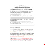 Employee Contract Template for Employers example document template