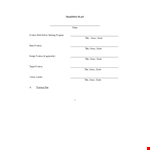 Position Training Manual Template for Grade - Comprehensive Series example document template 