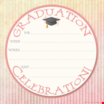 Custom Graduation Invitations & Announcements - Editable Templates example document template